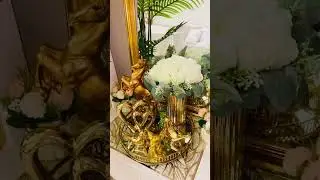 You Deserve To Have A Beautiful Home: Put A Mirror, Flowers, And Decors In The Tray | #RoyaltyLiving