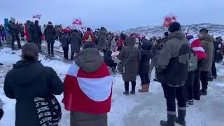 Demonstration in Ilulissat against Trump's threats to annex Greenland