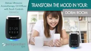 SPA260 Why the PureGuardian Spa Deluxe Aromatherapy Oil Diffuser with Touch Controls 59 seconds
