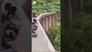 goram Ghat railway bridge Rajasthan #ghat #train #nature #waterfall #goramghat #traveldestinations