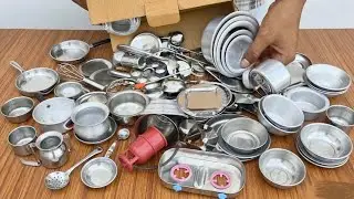The ASMR Approach: Unboxing the SMALLEST Working Steel Kitchen Set! 😱 | Miniature ASMR 