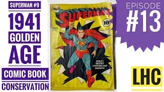 Советы по сохранению: как удалить клей с комиксов GOLDEN AGE⏤Superman #9, эпизод 13!