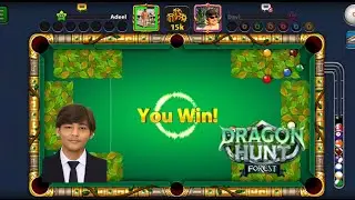 8 Ball Pool New Table 🐉 Dragon Hunt Forest 😱 INSANE CLUTCH WIN 💥 You Win Like a Pro! 🔥|Gaming2-0-0-7