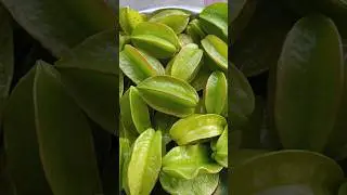 Star Fruit Harvest in My Garden 🌟🍃#starfruits #nature #shortvideo #shorts #villagelife #garden