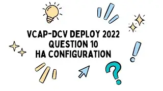 VCAP DCV Deploy Q10