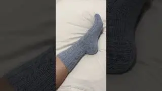 new hand knit socks 😌🧦 pattern is the aran socks by katarzyna g&oacute;rska-lalak! #knitting #fiberarts