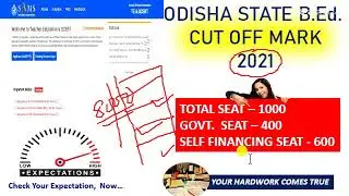 B ED CUT OFF MARK 2021 |