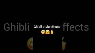 ghibli art effects #tending #trendingshorts #anime #ghibli #ghibliimage