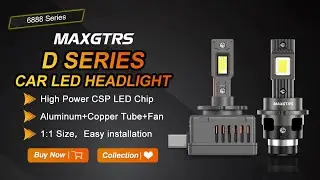 6888 Newest D1S D2S D3S D4S LED Headlight Bulbs White Conversion Kit HID Xenon Light CANBUS