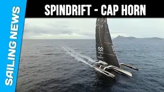Spindrift - Troph&eacute;e Jules Verne - Le passage du Cap Horn - Image du drone