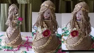 How to Make Jute Doll || Best Craft Idea || Jute Craft