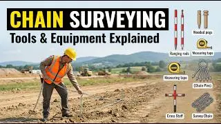 Methods Of Land Surveying | Chain Surveying | Equipment For Chain Surveying