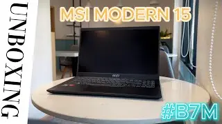 Unboxing the Best Price Laptop 2024-Under 500$: MSI Modern 15 #B7M