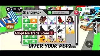 Adopt Me Newest Trade Scam Script!!(Pets give away for subscriber and who use my script)