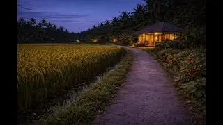 Peaceful Rice Field Night &ndash; Frog Sounds & Natural Ambience (No Music) 静かな田んぼの夜｜カエルの鳴き声と自然音（音楽なし）