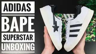 Adidas x BAPE Superstar 80s | Unboxing | 4K | Sneaker Therapy