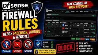 Pfsense Block Facebook| Pfsense Block Youtube| Pfsense Block Websites| Pfsense Block Internet Access