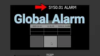 [TDS] How to set Global alarm function(Message on the HMI)