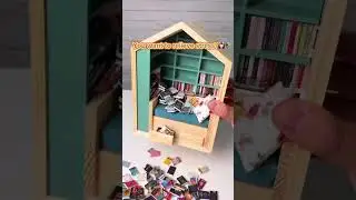 Declutter your mind by organizing your favorite books on a mini bookshelf! 📚✨