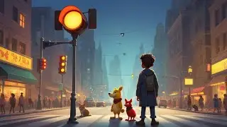 Traffic Light Rhyme for Children 🚦 | Stop, Wait, Go! | Educational Song for Kids