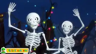 Five Creepy Skeleton | Halloween Song For Children | Scary Nursery Rhymes and Spooky Songs