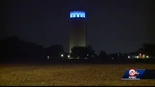 Kansas City 'going blue' to support injured KCPD officers