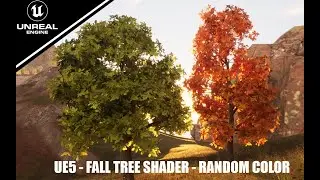 Tree Shader tutorial UE5 Fall