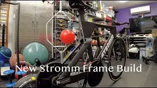 New Stromm Frame build Tour Velobike Altias handlebars Wattshop Cratus cranks Assioma Duo