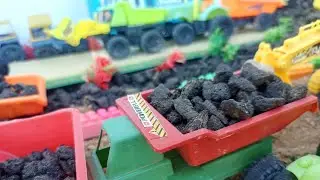 jcb Crane loading soil to home and mini tractor trailer loading soil to home India TV kids