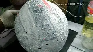 Cara mudah menghilangkan atau menghapus CAT bawaan helm KYT R10 Paint Remover (jadi lebih cepat)