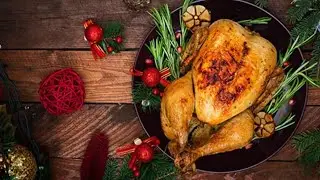 Stuffed chicken for Christmas.|The taste drives you crazy.Unique stuffed chicken