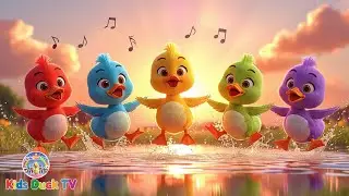 Five Little Ducks | Sunset Fun | Nursery Rhymes