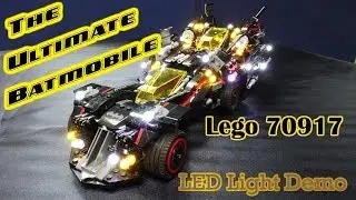Lego 70917 The Ultimate Batmobile LED Installed Demo