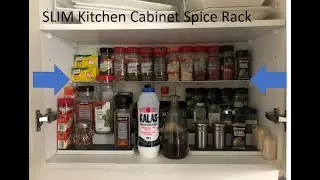 Custom Slim Kitchen Cabinet Spice Rack Shelf