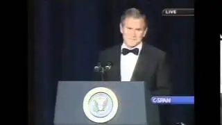 George W. Bush's gaffe and humor