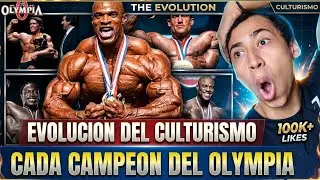 TODOS LOS CAMPEONES DEL OLYMPIA I Evolución del culturismo  ( físicos estéticos y masivos)