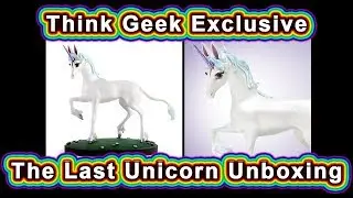 Think Geek Exclusive The Last Unicorn Statue Unboxing & Review