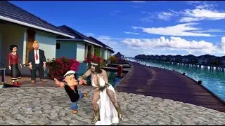 Popeye enjoys a dance with his new Beau