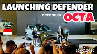 LAUNCHING DEFENDER OCTA 2025 DI HALLF PATIUNUS | FAROE GREEN ON KHAKI | DEALER LAND ROVER INDONESIA