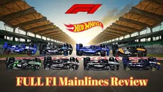 Hot Wheels Formula One Mainlines Review of All Eight #HotWheels #F1 #Racing