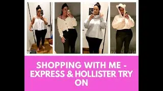 Come to the mall with me vlog - Hollister & EXPRESS try-on - 2020