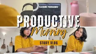 Productive Mornings 🌷 | Study Vlog 🍂 | Sinhala Vlog 🎀 | Lifestyle 💌