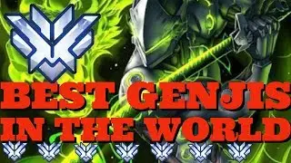 BEST GENJI PLAYERS IN THE WORLD MONTAGE- OVERWATCH