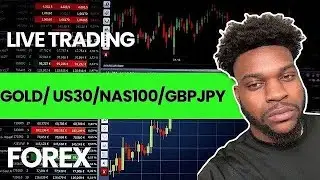 LIVE Trading ( GOLD US30 NAS100, GBPJPY, GBPUSD ) London & New York Session January 27th 2026