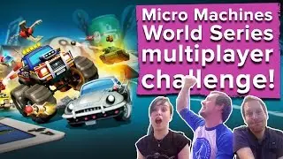 Micro Machines World Series Gameplay - Outside Xbox vs. Outside Xtra vs. Eurogamer!