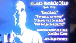 Gabriel e Carolina, interpretam Fausto Bordalo Dias, AMFF 2024