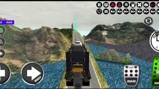 Truck vs Car 😂 | Mountain Road Crazy Crash 🚛💥 | Funny Driving Game#FunnyTadka