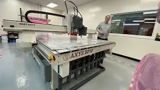AXYZ 5012 Trident CNC Router - Dual Knives