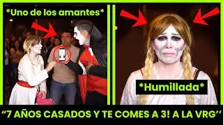 😂➡️ Cuando MUJERES INFIELES ENGA&Ntilde;AN a sus HOMBRES y el KARMA las HUMILLA en HALLOWEEN