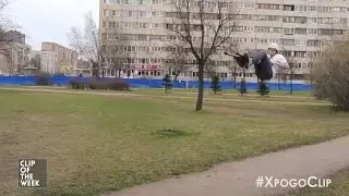 WORLD RECORD 7 Front Flips in a Row - Xpogo Clip of the Week #23
